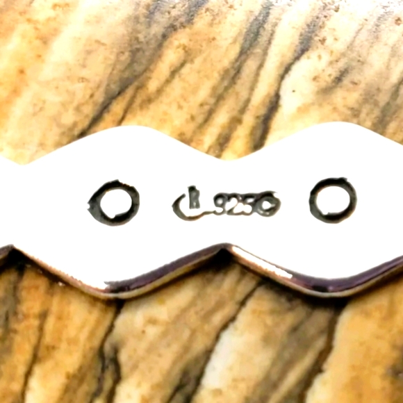 CAROLYN POLLACK .925 Silver Multi Stone W/Jasper Stone Bear Necklace NWOT - Picture 12 of 12